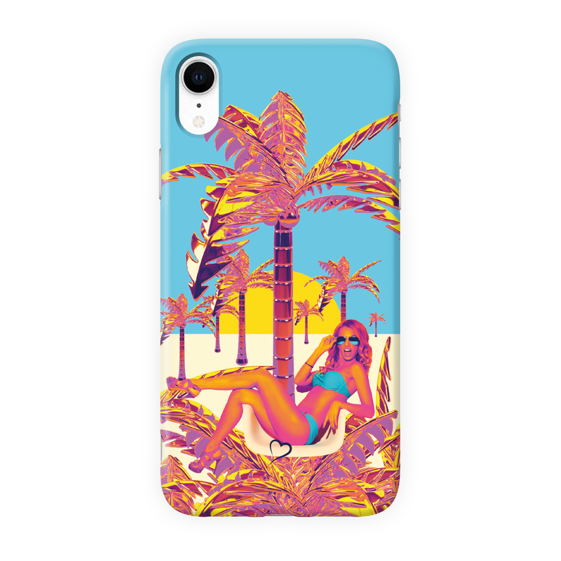 Golden palm tree Eco-friendly iPhone cover