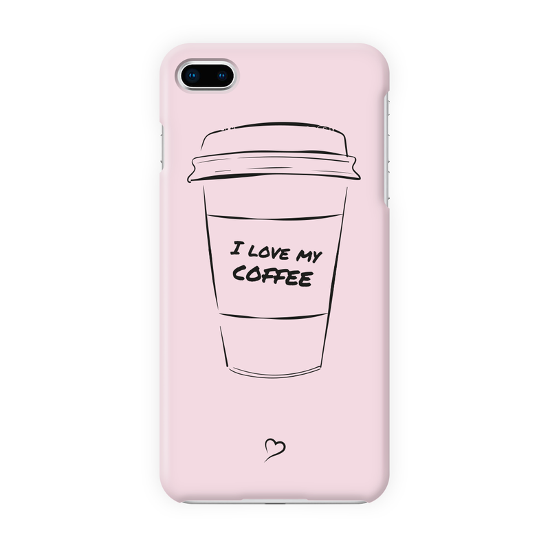 I love my coffee Eco-friendly iPhone cover