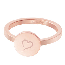 Follow Your Heart Ring Rose Gold