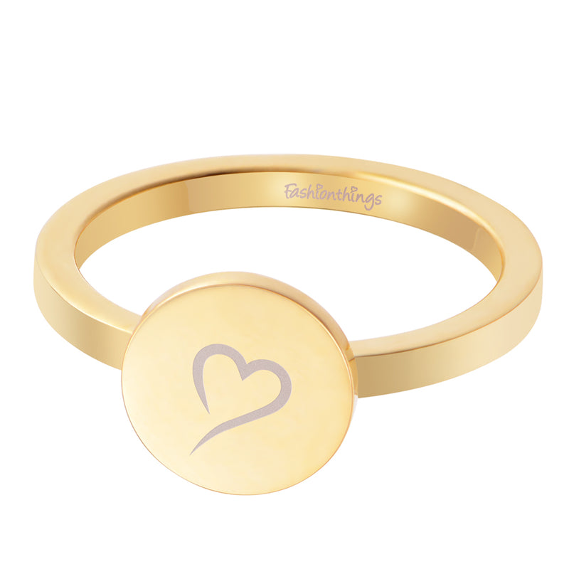 Follow Your Heart Ring Gold