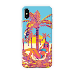 Golden palm tree Eco-friendly iPhone cover