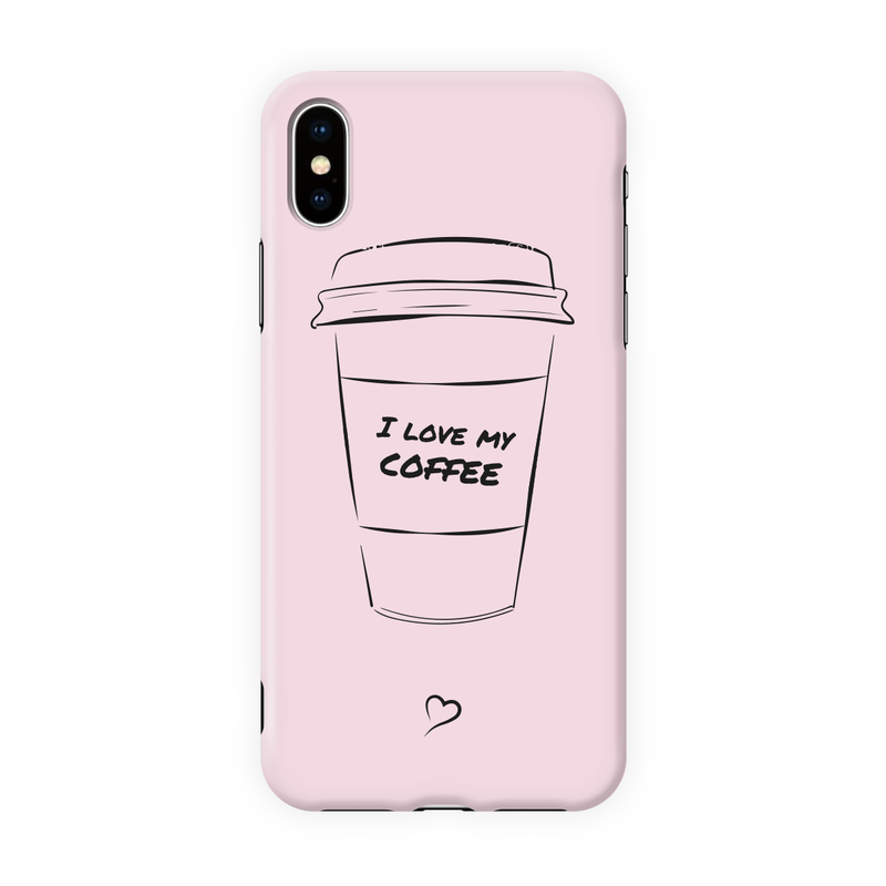 I love my coffee Eco-friendly iPhone cover