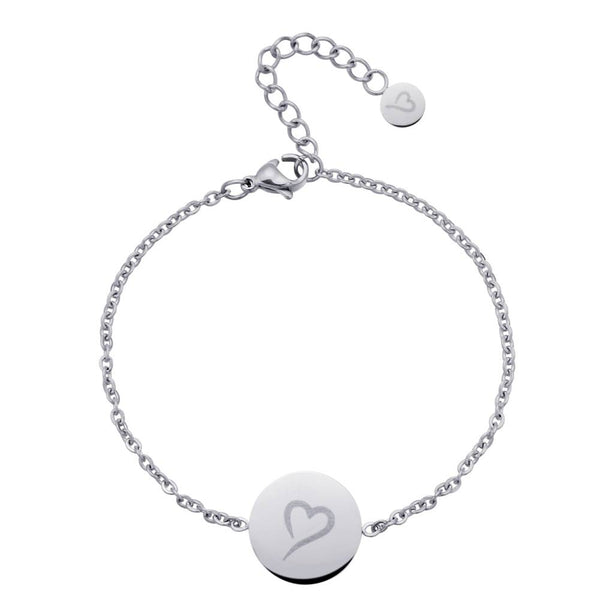 Follow Your Heart Anklet Silver