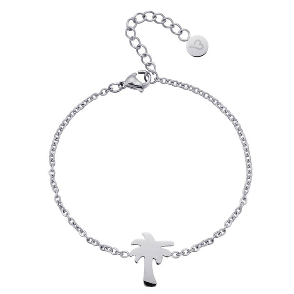 Find Me Under The Palms Anklet Silver