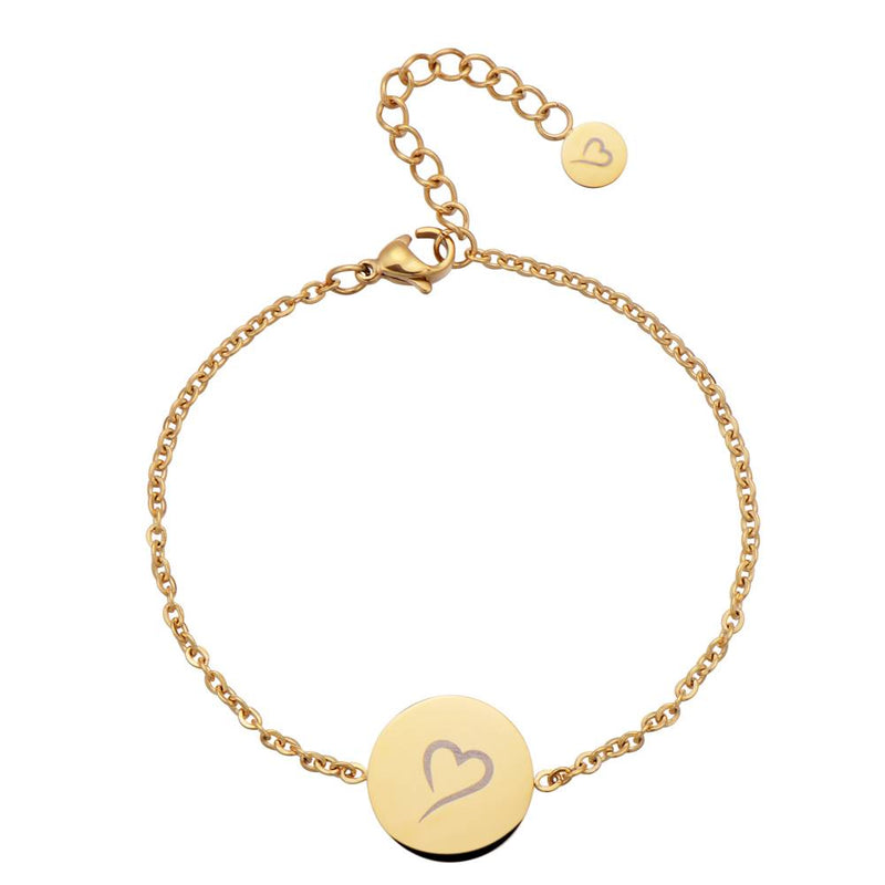 Follow Your Heart Anklet Gold