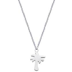 Find Me Under The Palms Necklace Silver