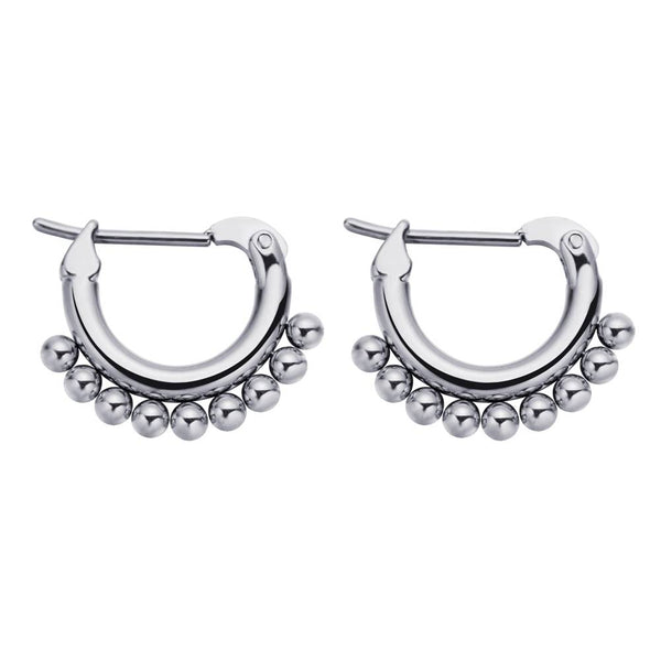 Connect The Dots Earrings Silver