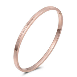 Bangle Say Yes To New Adventures Rose Gold 4mm