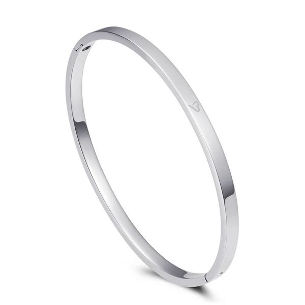Bangle Happy Thoughts Silver 4mm